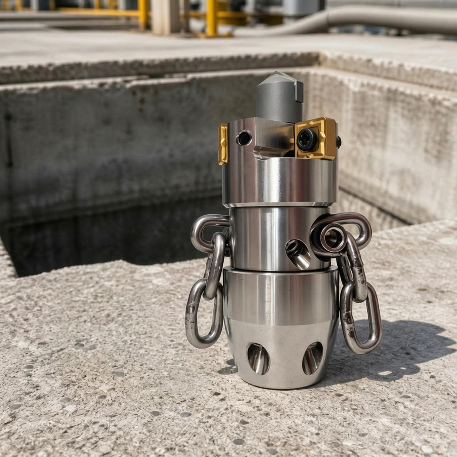 Rotating Drain Cleaning Nozzle - Steel Chain review and price