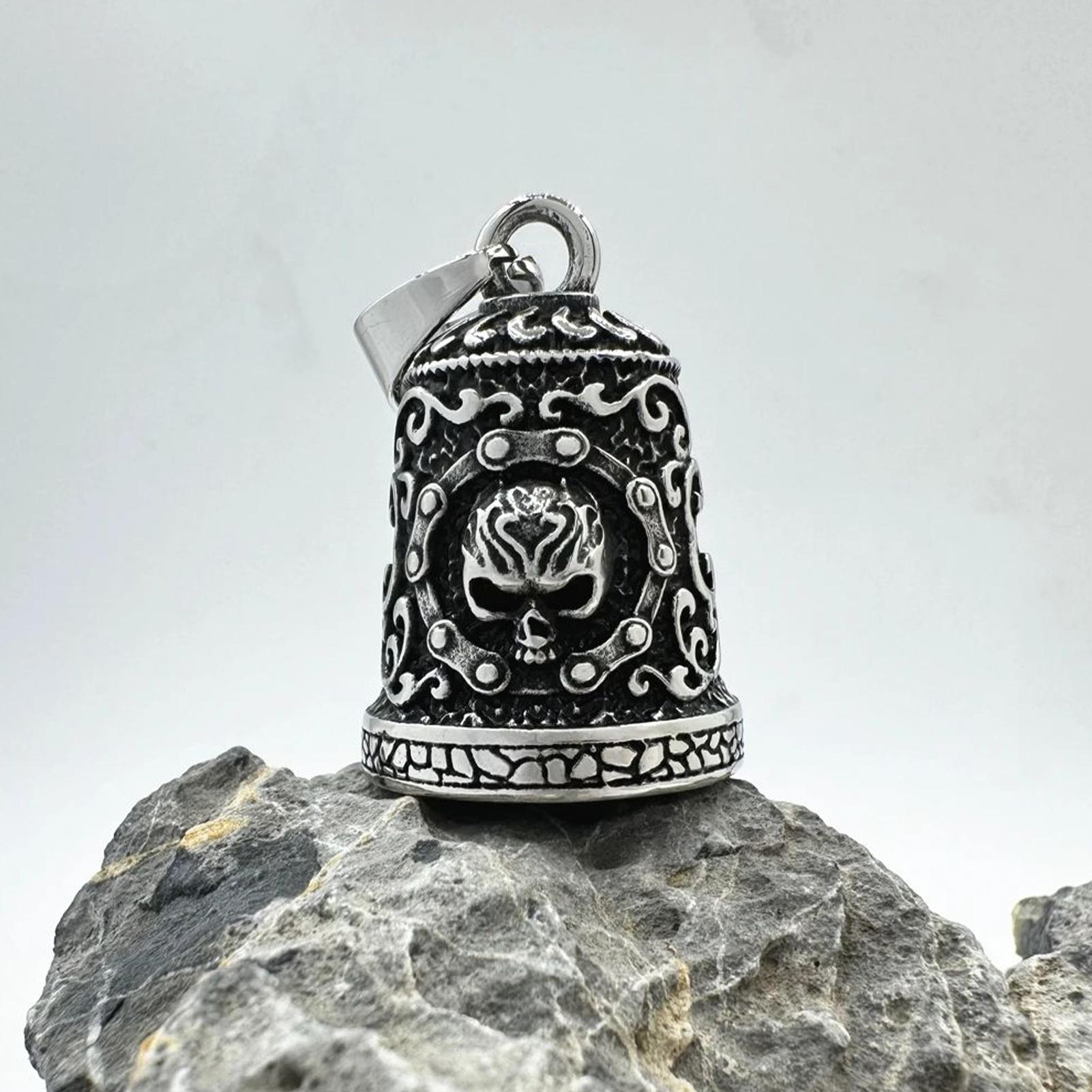 Skull Bell Charm Motorcycle Be - Motorcycle Chain review and price