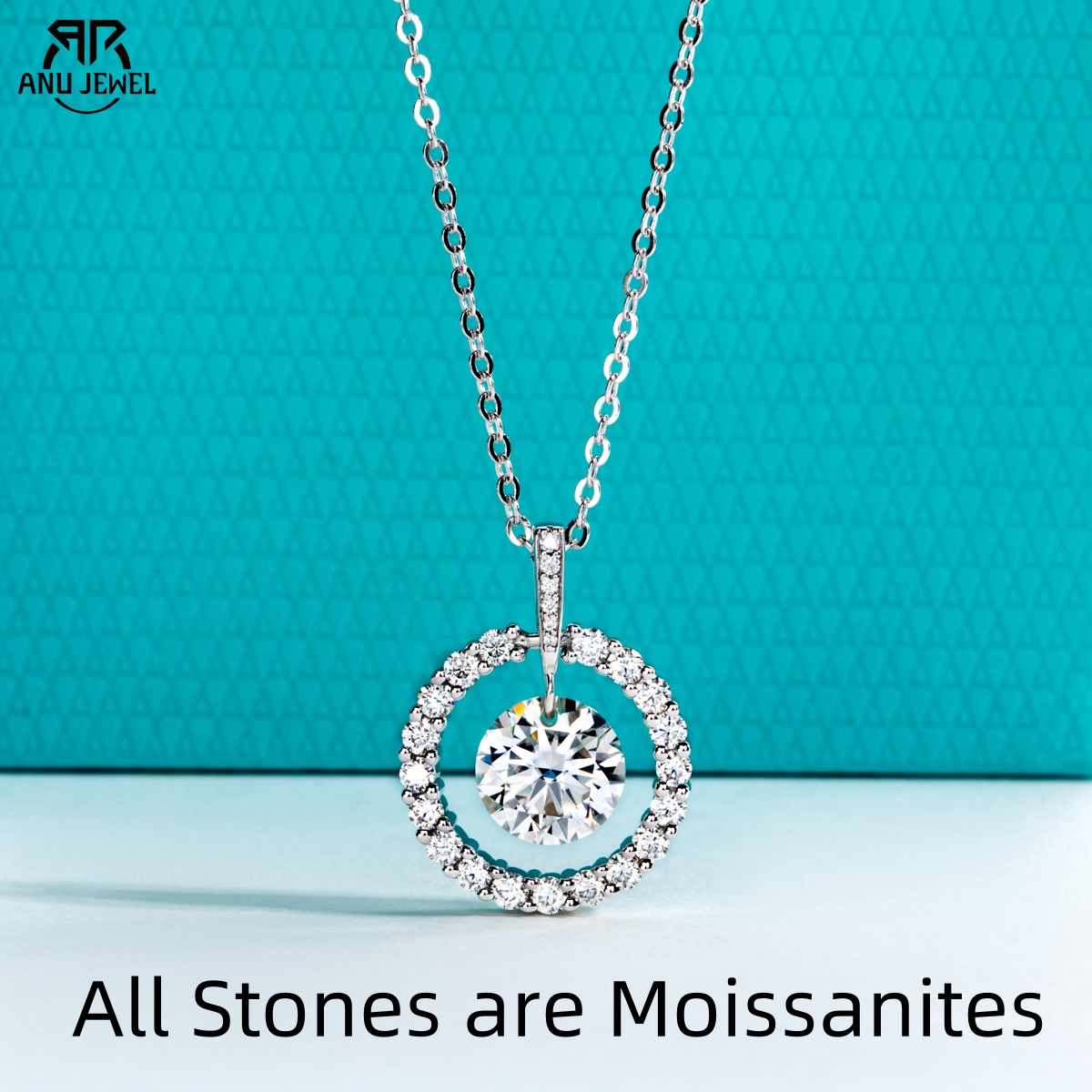 AnuJewel 3ct D Color Moissanit - Ansi Chain review and price
