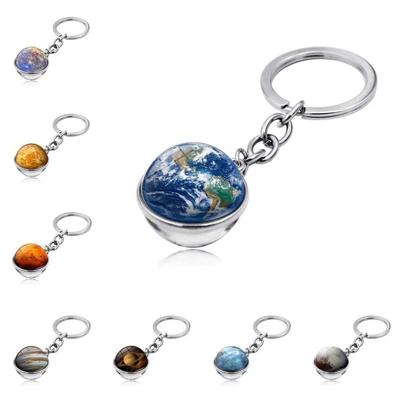 Glass Ball Car Key Chain Earth - Xcm Chain review and price